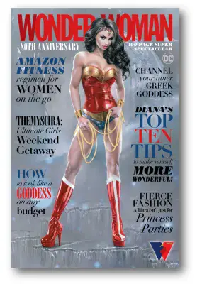 Wonder Woman 80th Anniversary Super Spectacular #1 Natali Sanders Magazine Variant Cover