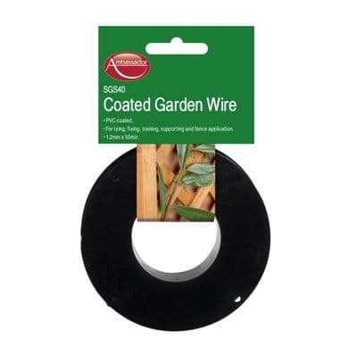 Ambassador PVC Coated Wire - 1.2mm x 50m