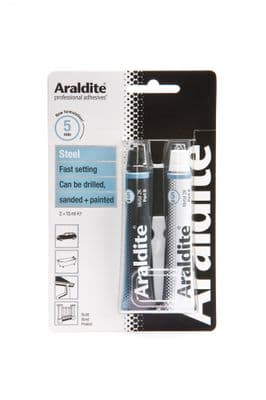 Araldite Rapid Steel - 2 x 15ml Tubes