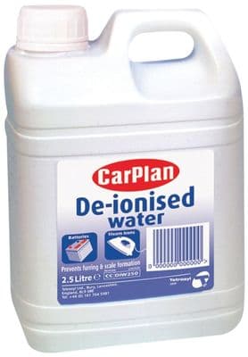 Carplan De-Ionised Water - 2.5L