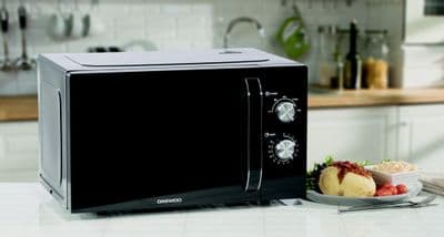 Daewoo Black Microwave 800w - 23L