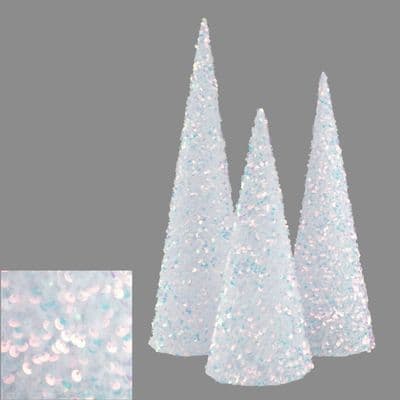 Davies Products 3 Sequin Unicorn Cones