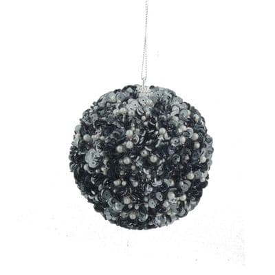 Davies Products Bauble 10cm - Graphite