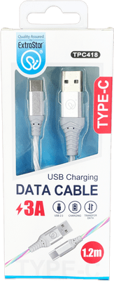 Extrastar Type C Charging Data Cable L/Up - 1.2m