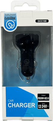 Extrastar Type-C +USB Car Charger PD20w