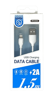 Extrastar USB Charging Cable Iphone White - 1.5m