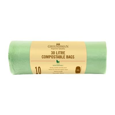 Groundsman Compostable Bag 30L - Roll 10
