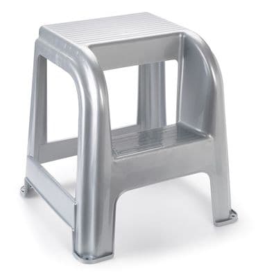 Hobbylife Merdivo 2 Step Stool - Silver