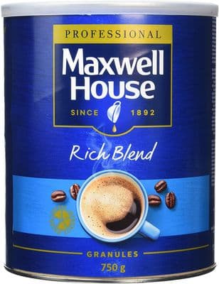Maxwell House Rich Instant Coffee Tin 750g