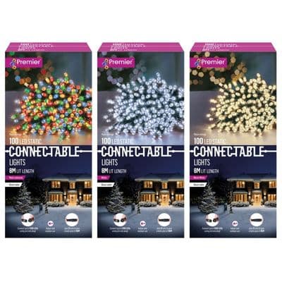 Premier 100 LED Connectable Lights Volume Deal - 48 Piece