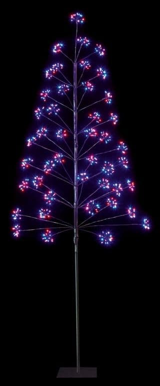 Premier 570 LED Multi Bright Tree Black - 1 5m