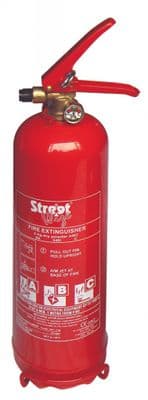 Streetwize ABC Fire Extinguisher With Gauge - 1kg
