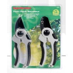 SupaGarden Secateurs - Twin Pack
