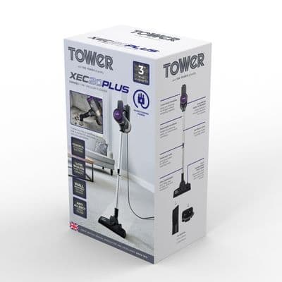 Tower XEC20 Plus 3 in 1 Corded Pole Vacuum - 600w
