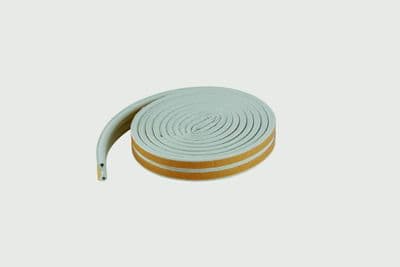 Woodside EPDM P Rubber Strip - 5m White