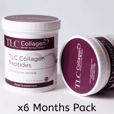 6 Month Supply, TLC-Collagen® Peptides -SAVE £33