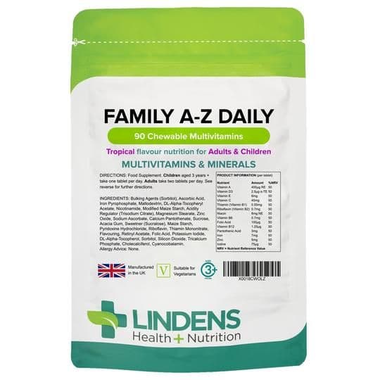 A-Z Family Multivatimins (90 Chewable Tablets)