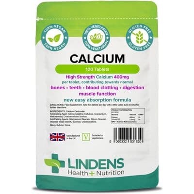 Calcium 400mg Tablets (100 Tablets)