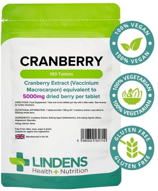 Cranberry Juice 5000mg Tablets (100)