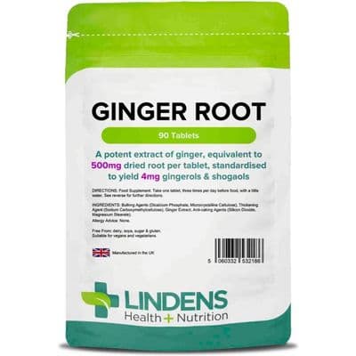 Ginger Root 500mg Tablets