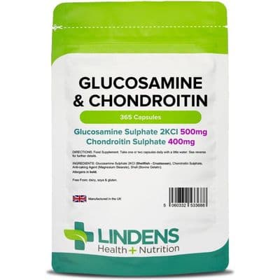 Glucosamine & Chondroitin 500/400mg 365 x Capsules