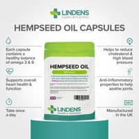 Hempseed Oil 1000mg, 100 x Capsules