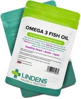 Lindens Omega 3 Fish Oil (30% DHA-EPA)  Capsules 