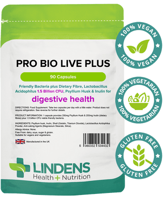 Pro Bio Live Plus (+dietary fibre) Capsules