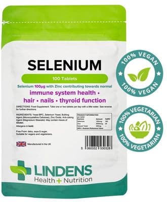 Selenium 100mcg & Zinc Tablets (100 Tablets)