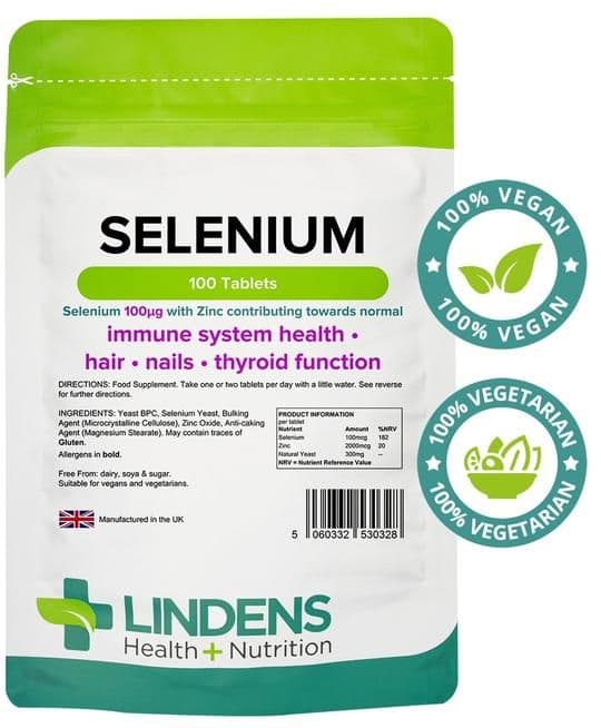 Selenium 100mcg & Zinc Tablets (100 Tablets)