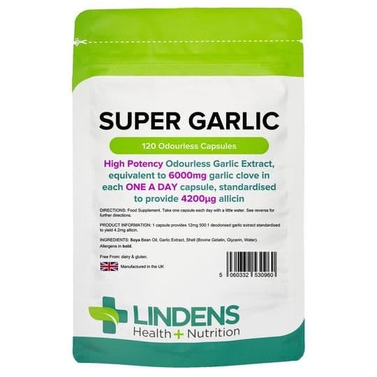 Super Garlic 6000mg  (Odourless) Capsules