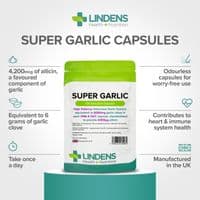 Super Garlic 6000mg  (Odourless) Capsules