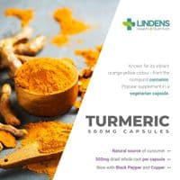 Turmeric 500mg with Black Pepper and Copper Capsules (100)
