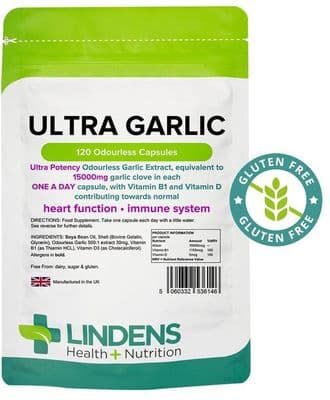 Ultra Garlic 15,000mg Capsules (120 Capsules)