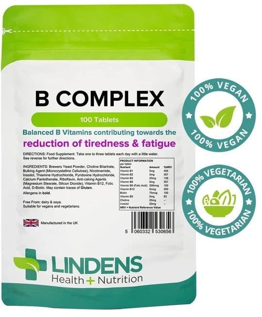 Vitamin B Complex Tablets (100 Tablets)