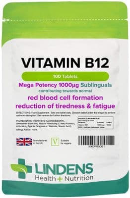 Vitamin B12 1000mcg Sublingual Tablets