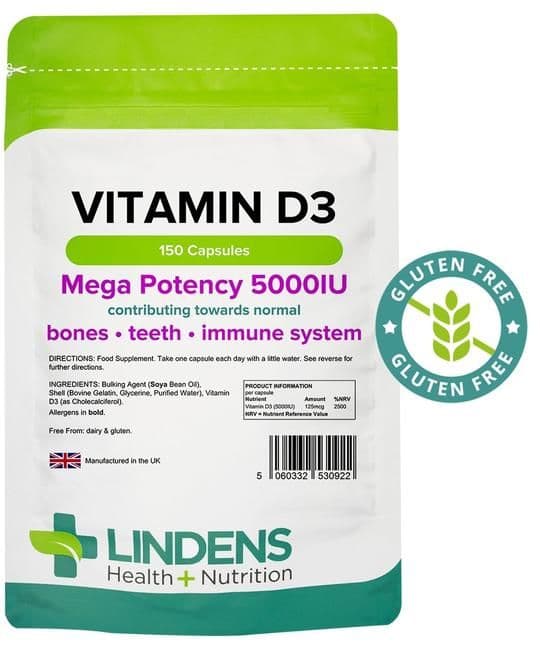 Vitamin D3 5000IU Capsules