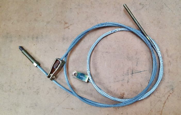 Cable Rear Mount Pair New Front/Rear Handbrake Cables Mk2 Cortina With Floor Mounted ...