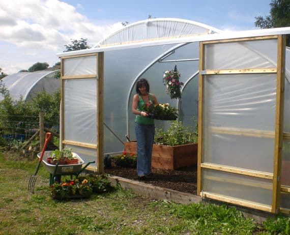 16'x78' Commercial / Garden Polytunnel  (4.87m x 23.77m)