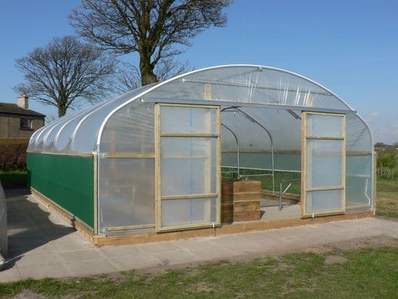 18'x42' (5.48m x 12.80m) Commercial Polytunnel