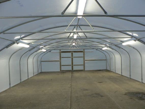 30'x30' (9.14m x 9.14m) Commercial Polytunnel