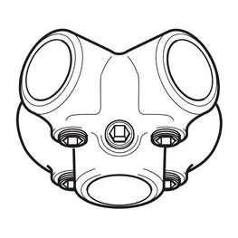 Centre Tube Clamp (5 way)
