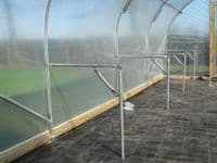 Domestic Polytunnel Base Rails. ''Retro Fit''