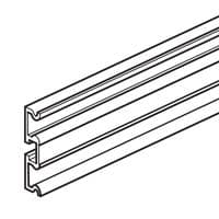 Double Aluminium Extrusion for base rails