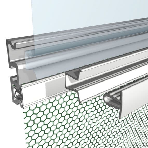Double Aluminium Extrusion for base rails