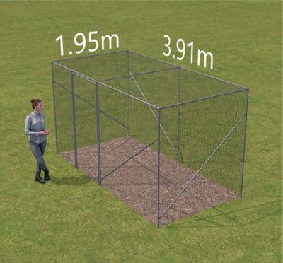 Fruit cage  1.95m x 3.91 long x 2.14 high.  (1 Bay x 2Bay) (1)