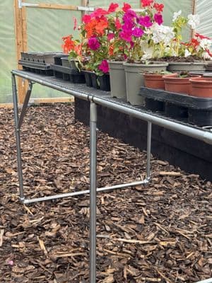 Galvaninsed  Steel Benching  1m Wide