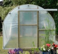 Garden Polytunnel 14' x 25' (4.26m x 7.62m) Manufactured from 35mm Galvanised Steel