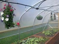 Garden Polytunnel 14' x 25' (4.26m x 7.62m) Manufactured from 35mm Galvanised Steel