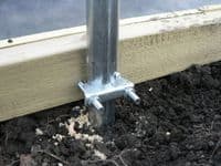 Polytunnel Base & Side Rail Fittings.